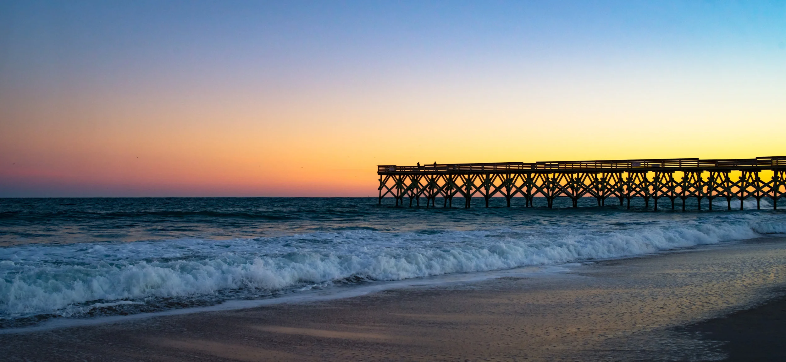 Coastal sunset over the water — Wilmington, NC